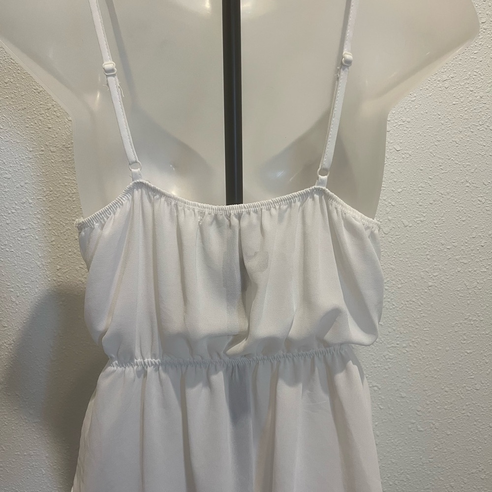 Spaghetti Strap Ruffles Shirt - Picture 2 of 2
